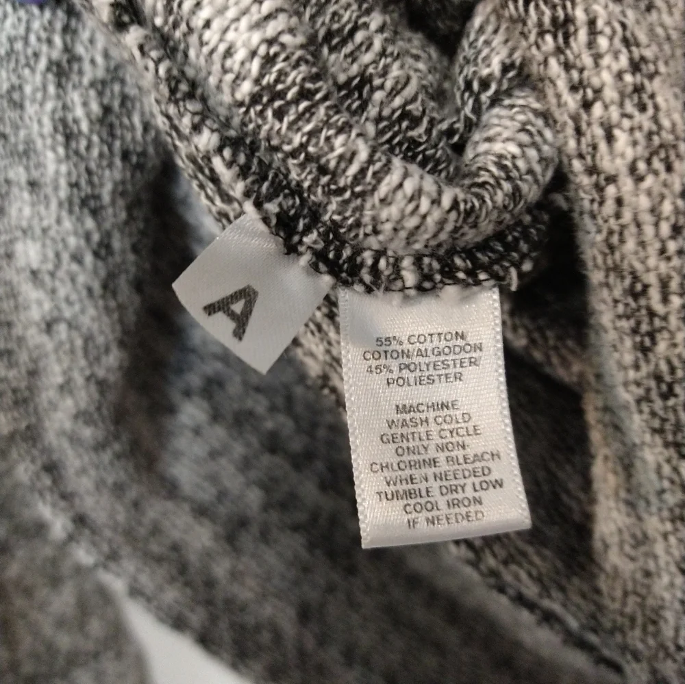 Lou & Grey Marled Grey Cowl Neck Sweater - Picture 6 of 8